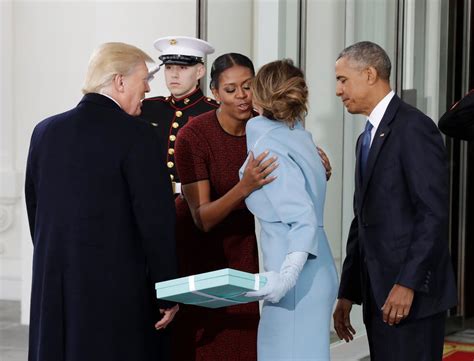 Michelle Obama Reveals What Was In The Tiffany Box From Melania Trump