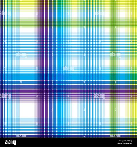 Seamless Blue Checkered Pattern Vector Illustration For Your Design