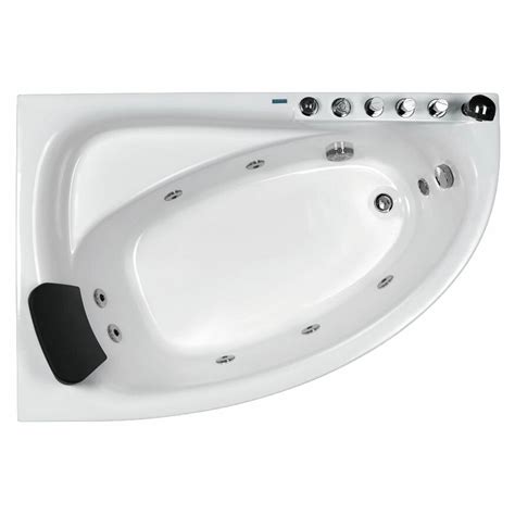 The best whirlpool tubs have a few things in common. EAGO Single Person Corner 59" x 39.4" Whirlpool Tub ...