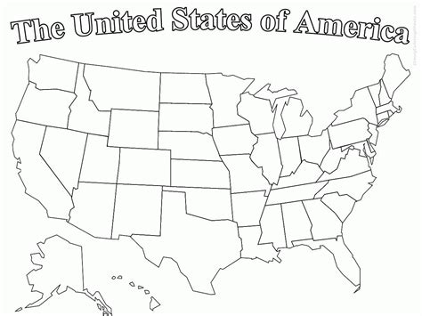 Printable United States Maps Outline And Capitals Printable Map Of
