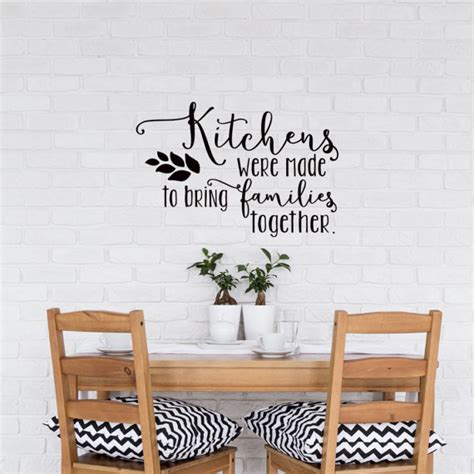 Kitchen Wall Decor Wall Stickers Quotes Kitchens Were Made To Bring