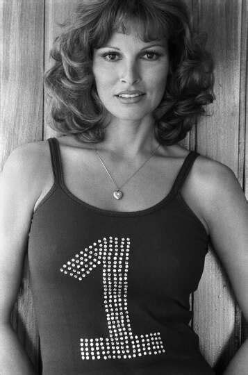 American Actress And Sex Symbol Raquel Welch Photographed Off Set