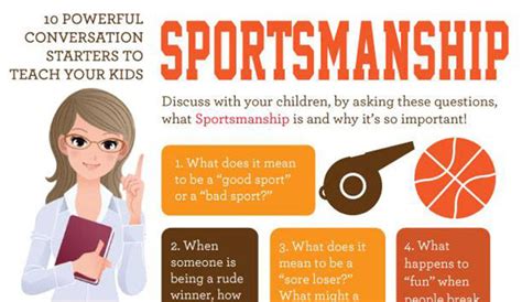 But, presently, sportsmanship, true sportsmanship, is largely an enigma. 10 Powerful Conversation Starters to Talk to Kids about ...