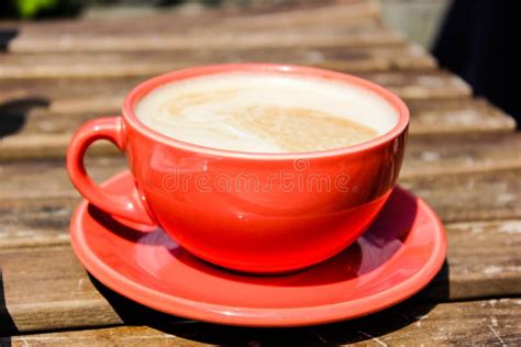 A Cup Of Morning Coffee In A Sunny Summer Day Stock Photo Image Of