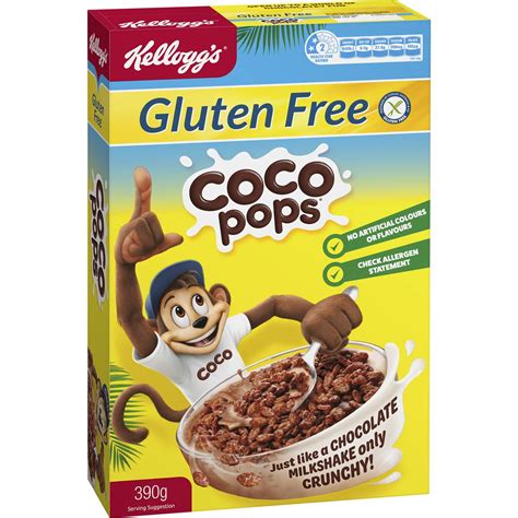 Kelloggs Coco Pops Gluten Free Breakfast Cereal 390g Woolworths