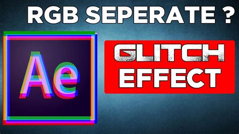 It has collection of 7 different glitch effects with advanced options and unlimited variations that can be animated individually. Glitch RGB split Effect | Adobe After Effects CS6 ...