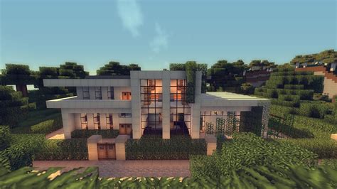 Minecraft Modern Wool House Youtube