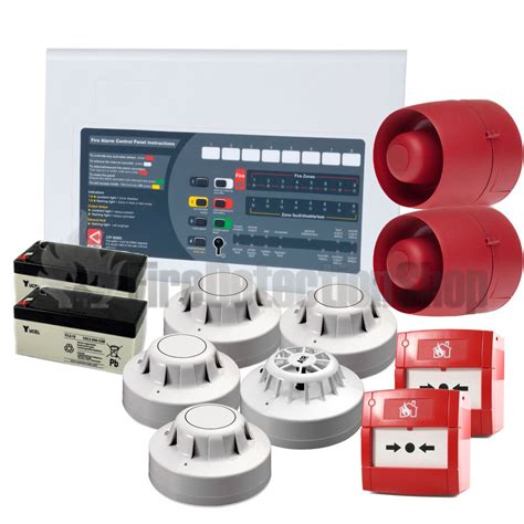 2 Zone Fire Alarm Conventional Kit