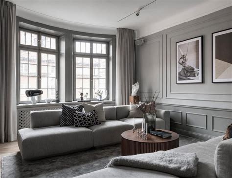 Step Inside A Refined Stockholm Apartment In Shades Of Grey Nordic Design