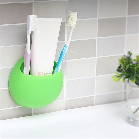 Buy Wall Mounted Type Toothbrush Holder Suction Hooks