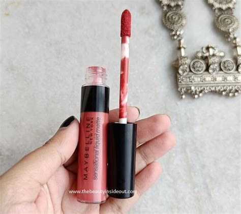 Maybelline Sensational Liquid Matte Lipstick Swatches Review