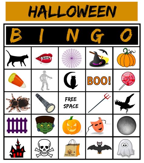 15 Best Printable Halloween Bingo