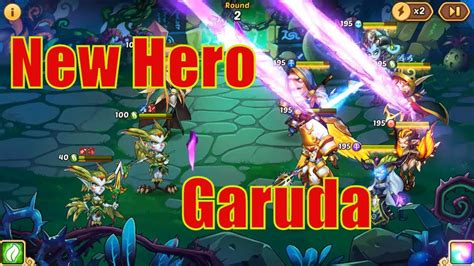 Idle Heroes New Hero Garuda 500 Summon Heroic Kim Cuong Youtube