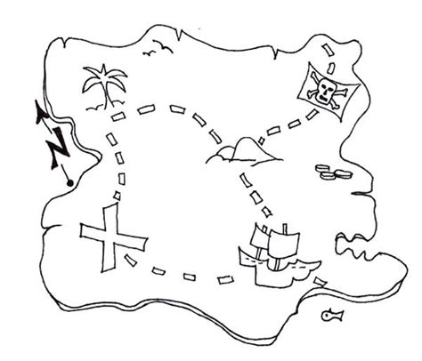 Maybe you would like to learn more about one of these? Awesome Treasure Map Of Pirate Treasure Coloring Page ...
