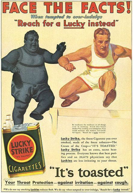 This Lucky Strike Cigarettes Ad From 1931 Roldschoolridiculous