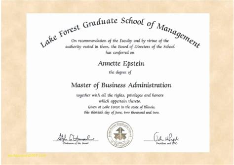 Masters Degree Certificate Template 3 Templates Example Templates