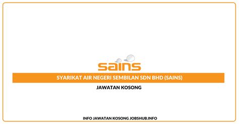 Up to 90 days of daily highs, lows, and precipitation chances. Jawatan Kosong Syarikat Air Negeri Sembilan Sdn Bhd (SAINS ...