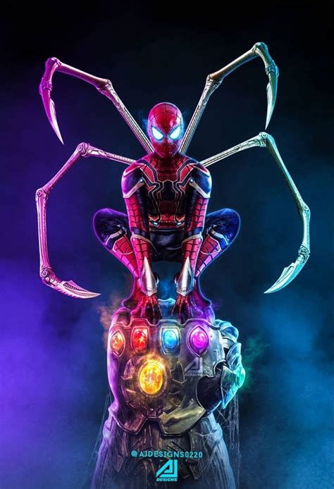 Iron Spider Man Avengers Infinity War Marvel Superhero Posters