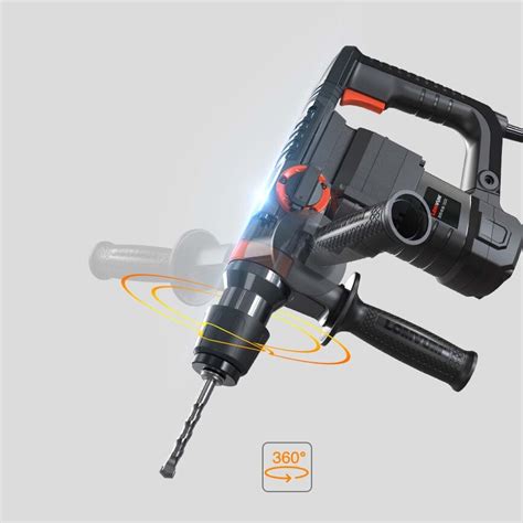 Get Lomvum 28mm Electric Rotary Hammer Drill 220v Impact Hammers Indurstial 1300w Electrical