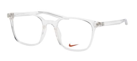 new nike rx able eyeglasses 7124 900 50 19 145 crystal clear rectangular frames 886895387934 ebay