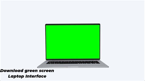 Green Screen Laptop Interface Download Now Youtube
