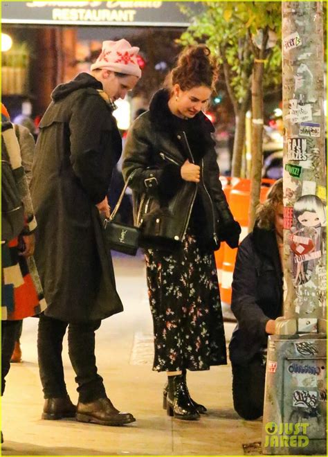 Lily James Matt Smith Grab Dinner With Friends In NYC Photo Photos Just Jared