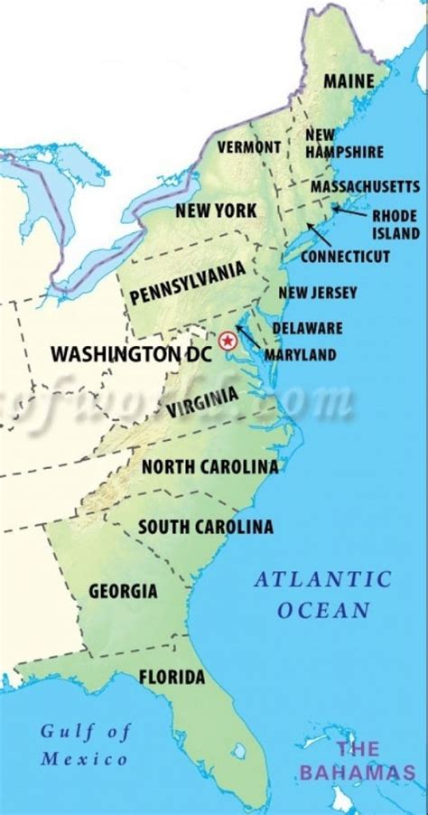 Printable Map Of East Coast United States Printable Us Maps Printable
