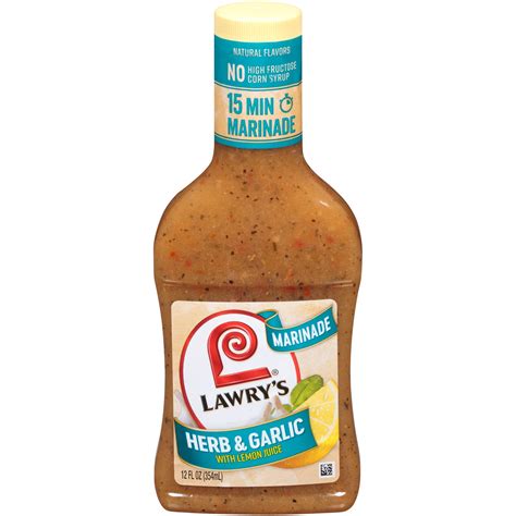 Buy Lawrys Marinade Herb And Garlic With Lemon 12 Oz Online At Lowest