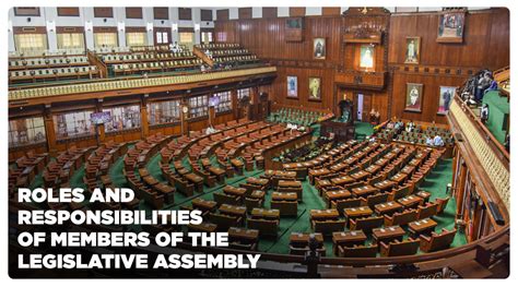 Roles And Responsibilities Of Members Of The Legislative Assembly B Pac