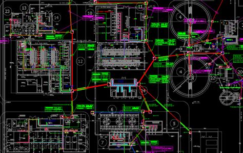 Architects Office Electrical Wiring Plan Dwg Block For