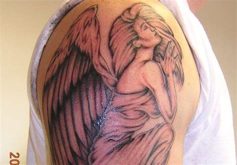 Black Roses And Angel Tattoo On Arm Tattoomagz › Tattoo Designs