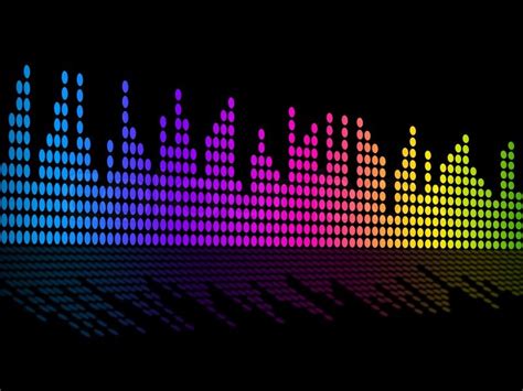 Digital Music Beats Background Showing Stock Image Colourbox