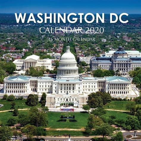 Washington Dc Calendar 2020 16 Month Calendar Paperback Walmart
