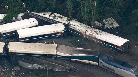 Deadly Train Accident On New Route Between Seattle And Portland Youtube