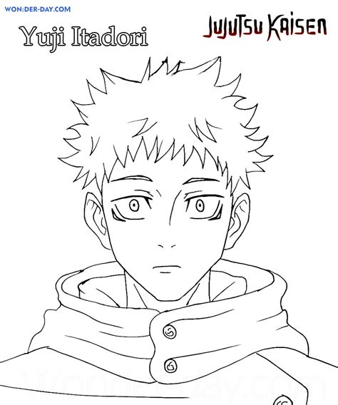 Jujutsu Kaisen Coloring Pages Printable Coloring Pages