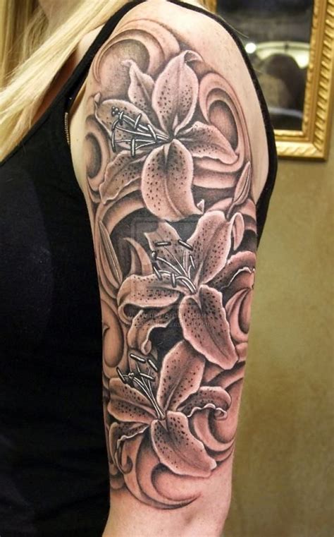 Tattoo Trends 70 Lily Flower Tattoos Designs For Women