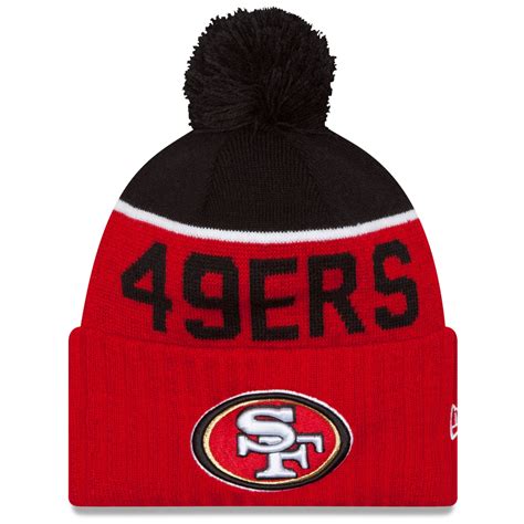 New Era Mens Nfl 2018 On Field Sport Knit Beanie San Francisco 49ers