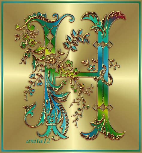 I Could Not Resist Digitally Colouring This Beautiful Decorative Letter