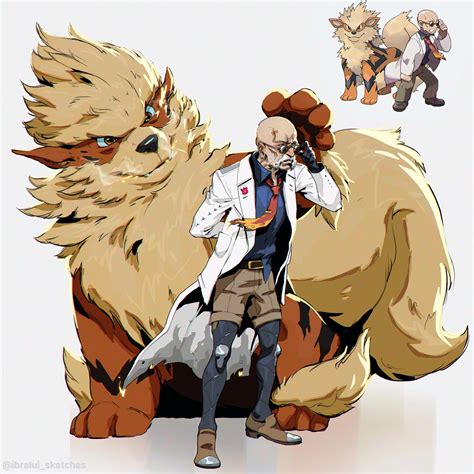 I Redesigned Another Gym Leader Blaine And His Arcanine Rpokemon