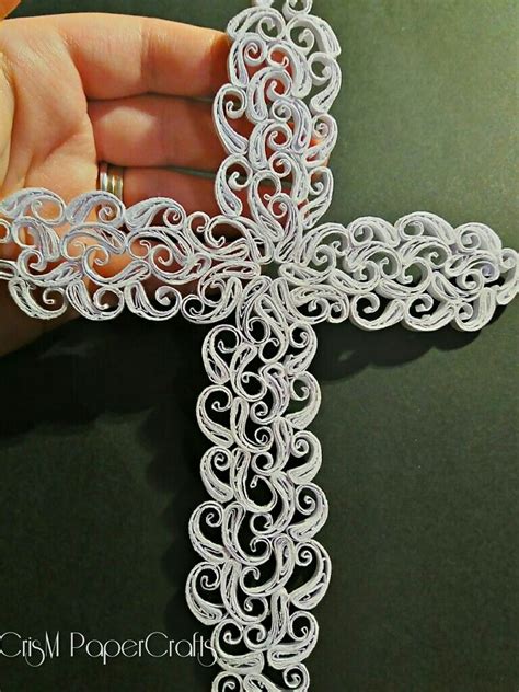 Quilling Cross From Paper The Model Is Create By Me Quilling