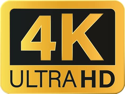 4k Ultra Hd Resolution Sign Icon 18107397 Png