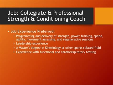 Strength And Conditioning Qualities Of A Strength And Conditioning Coach