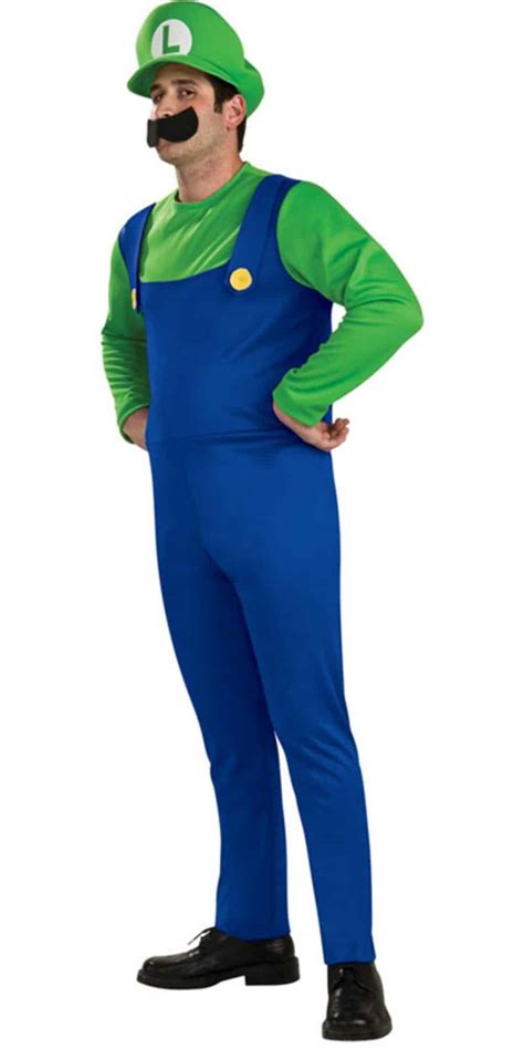 J13 Mens Super Mario Luigi Brothers Nintendo Fancy Dress Up Party 567