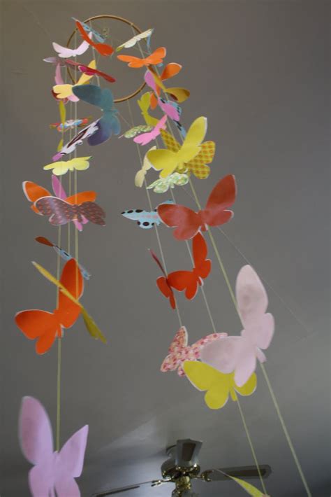 Twig And Toadstool Butterfly Mobile