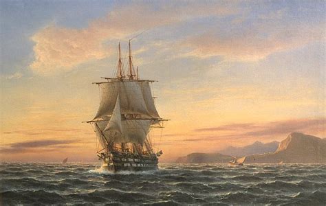 Famous Ship At Sea Painting