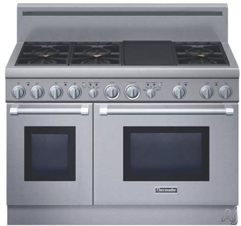 Our guide answers this and more. Thermador PR486GDH 48" Pro-Style Gas Range with 6 Pedestal ...