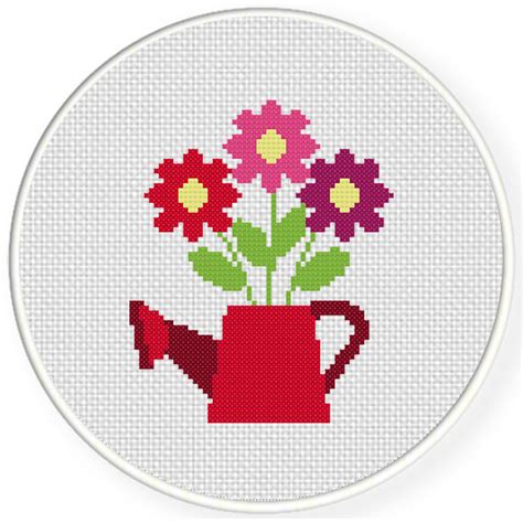 Browse by theme and level to find the design of your dreams! Flower Sprinkler Cross Stitch Pattern - Daily Cross Stitch