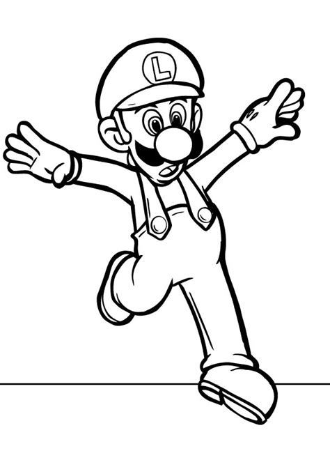 mario-coloring8 - Educational Fun Kids Coloring Pages and Preschool
