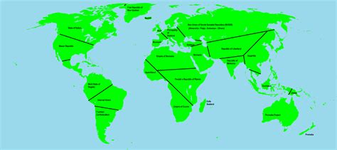 Macronational World Map On A Micronational Scale Comment For Me To Add