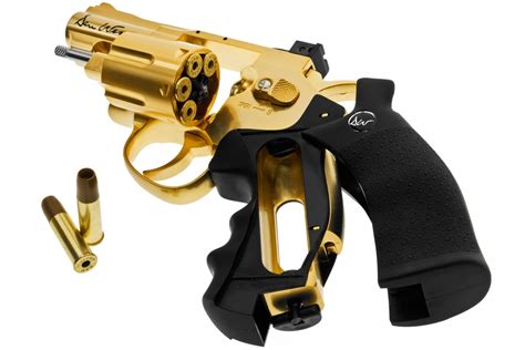 Asg Dan Wesson Revolver 25 Gold 45mm Steel Bb Pull The Trigger